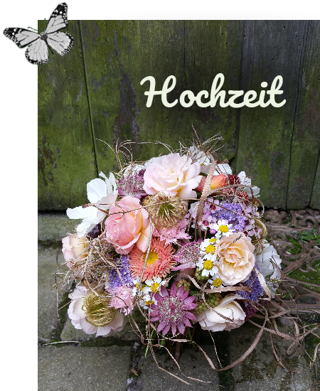 Wir fertigen Ihnen den perfekten Brautstrauß! Ihr Blumen Braun in Marburg und Neustadt Speckswinkel