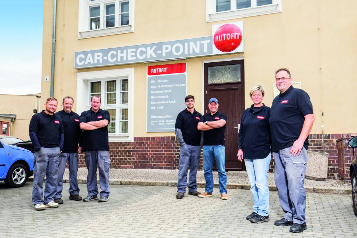 Das ist das Team unserer Autowerkstatt in Frankfurt an der Oder.