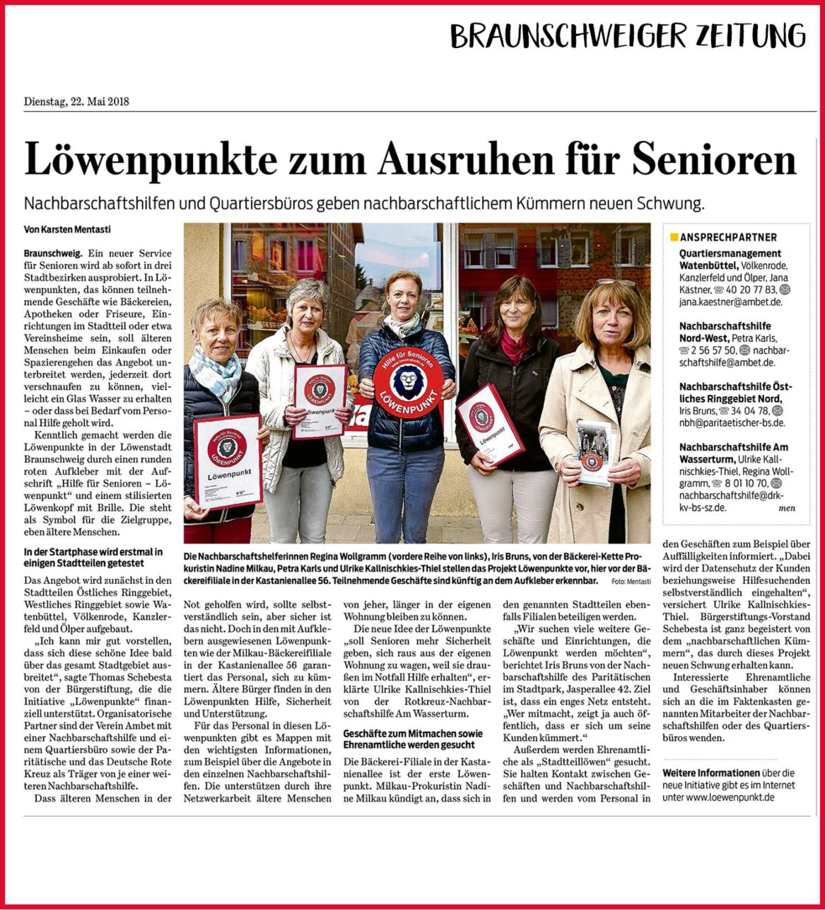 Artikel BZ Löwenpunkte Braunschweig