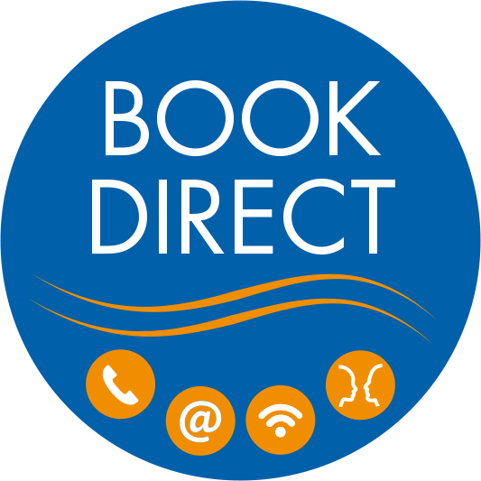 Book direct and get 5% discount