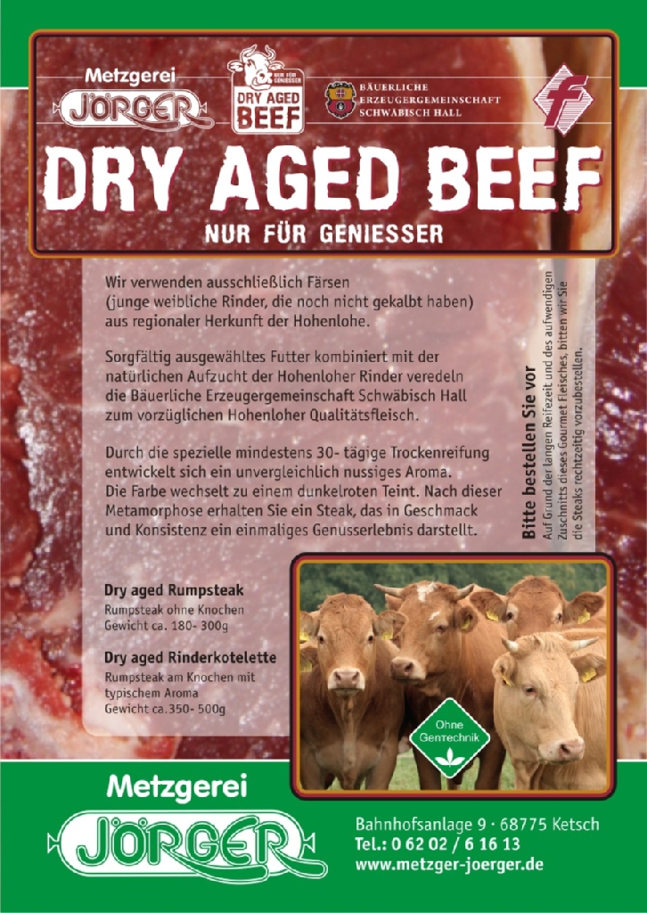 Dry Aged Beef Metzgerei Jörger