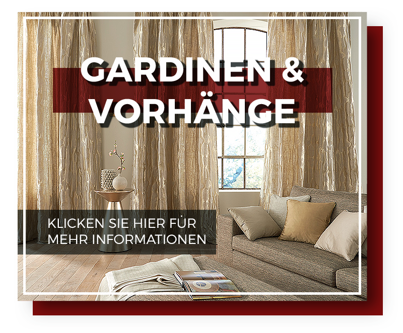 Gardinen Studio Andrea Fehlandt in Waren an der Müritz bietet Ihnen Sonnenschutz zum Beispiel mit Gardinen und Vorhängen
