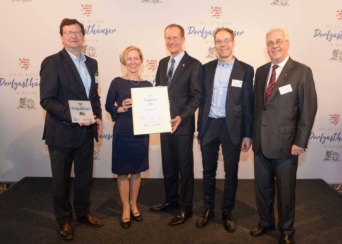 Gasthof Zum Hohen Lohr gewinnt beim Wettbewerb „Die 50 besten Dorfgasthäuser in Hessen“