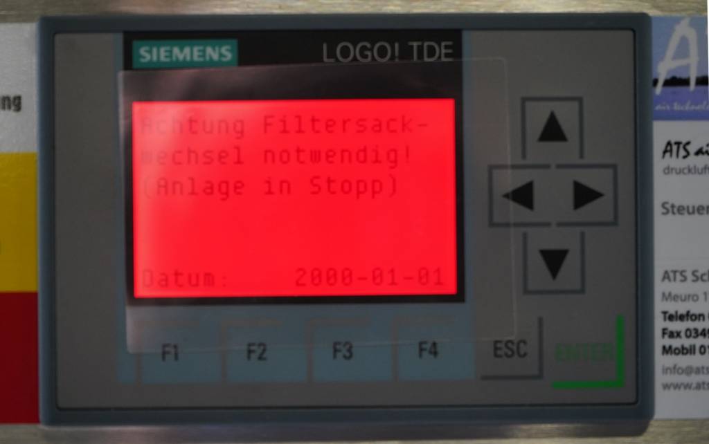 Bekosplit ES 05 mit Siemenssteuerung  - Anzeigemodul - rot
