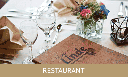 Fühlen Sie sich rundum wohl in unserem Restaurant und Gasthaus Linde in Hofstetten!