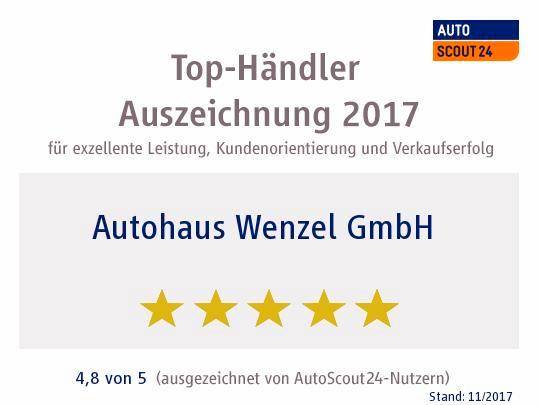 Autohaus Wenzel GmbH. Top-H&auml;ndler 2017.