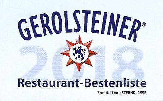 Unser Fischrestaurant aus Hamburg steht mit auf Gerolsteiners Restaurant-Bestenliste.
