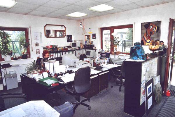 Büro der Glaserei Terasa 1998
