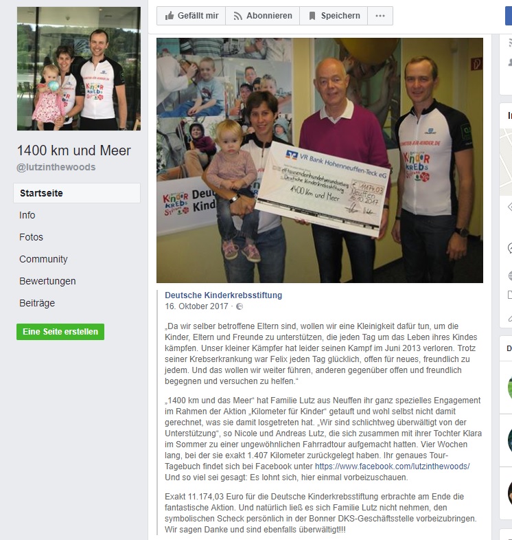 Durch unsere Charity Initiative helfen Sie mit Radsport der Deutschen Kinderkrebsstiftung!