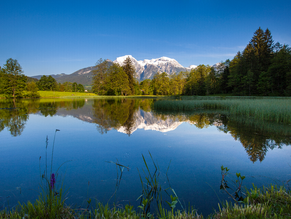 Unsere Pension in Berchtesgaden ist ein guter Ausgangspunkt für einen Wanderurlaub. Unweit der Pension befinden sich viele Berg- und Badeseen.