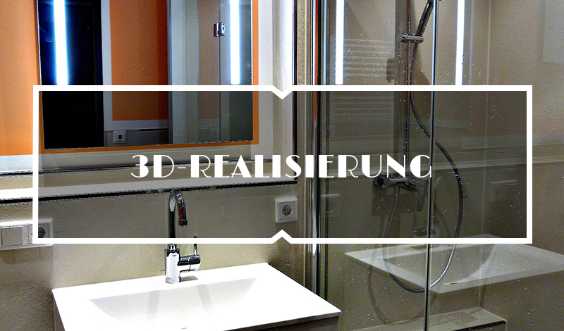 Mit der 3D-Realisierung können Sie vorab schon sehen, wie Ihr Badezimmer und Duschkabinen später aussehen könnten. Ob Badezimmersanierung oder Komplettbäder - wir sind Ihr Partner für Bädergestaltung in Ratingen.