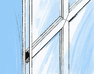 Die aufgesetzte Sprosse entspricht von Ihrer Dimension am ehesten der Sprosse in historischen Fenstern