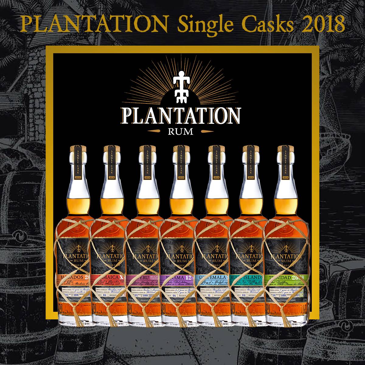 Ab sofort ist neuen Single Cask Collection von PLANTATION bestellbar