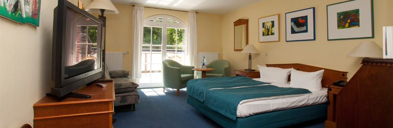 Genießen Sie Ruhe und Entspannung in unserem Hotel mit Restaurant in Beelitz-Heilstätten.