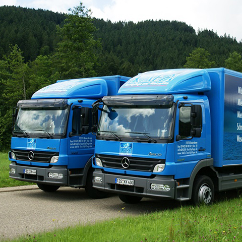 Durch unsere logistische Optimierung kann unsere Wäscherei in Baiersbronn Ihnen schnell und flexibel Mietwäsche oder auch Mietberufsbekleidung bereitstellen.