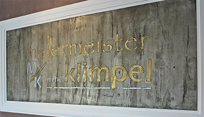 Malermeister Klimpel aus Thiendorf OT Welxande ist in Dresden und Radebeul Ihr Ansprechpartner für exklusive Wandgestaltung wie Betonoptik an Ihrer Wand oder fugenlose Wandgestaltung.