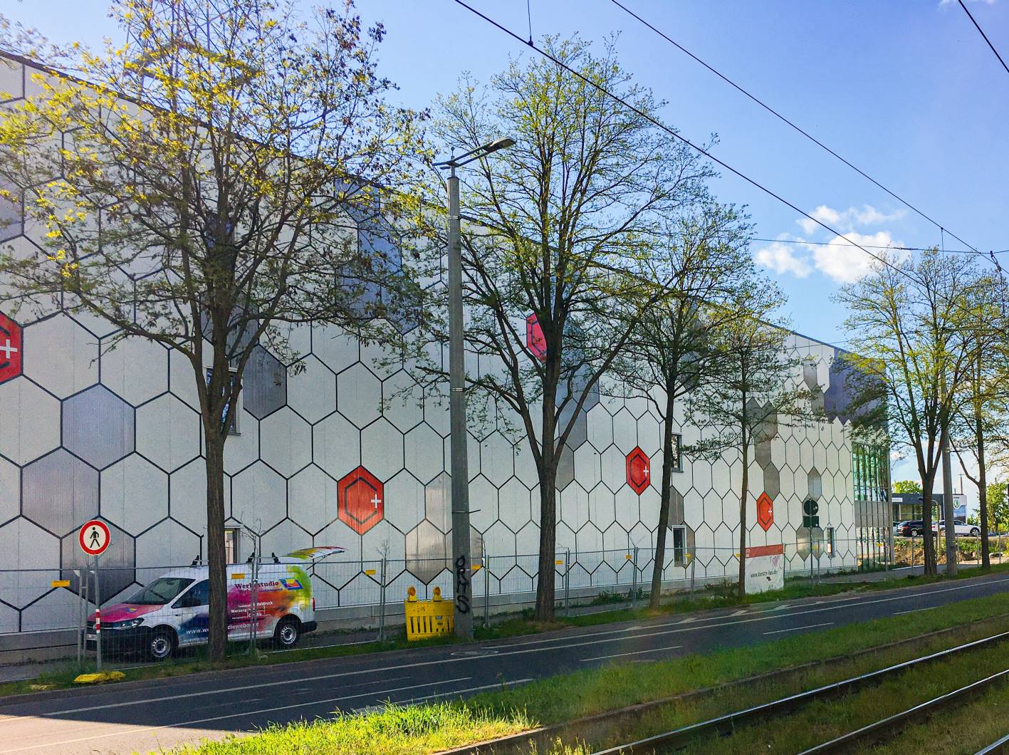 Fassadenfolierung Self Storage Park Leipzig