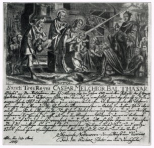 Die vom Kölner Domkapitel verliehene Urkunde