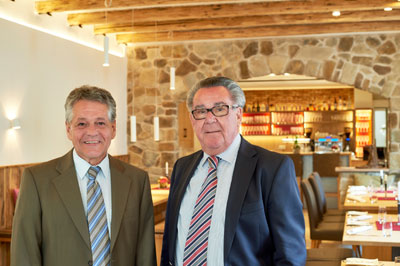 Erich Kohmer (Geschäftsführer) und Peter E. Eckes (Investor), Das Crass, Nieder-Olm