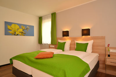 Zimmer grün, Hotel und Restaurant Das Crass, Nieder-Olm