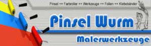 Pinselwurm Malerwerkzeuge bei Sprengart Raumgestaltung in Ludwigshafen