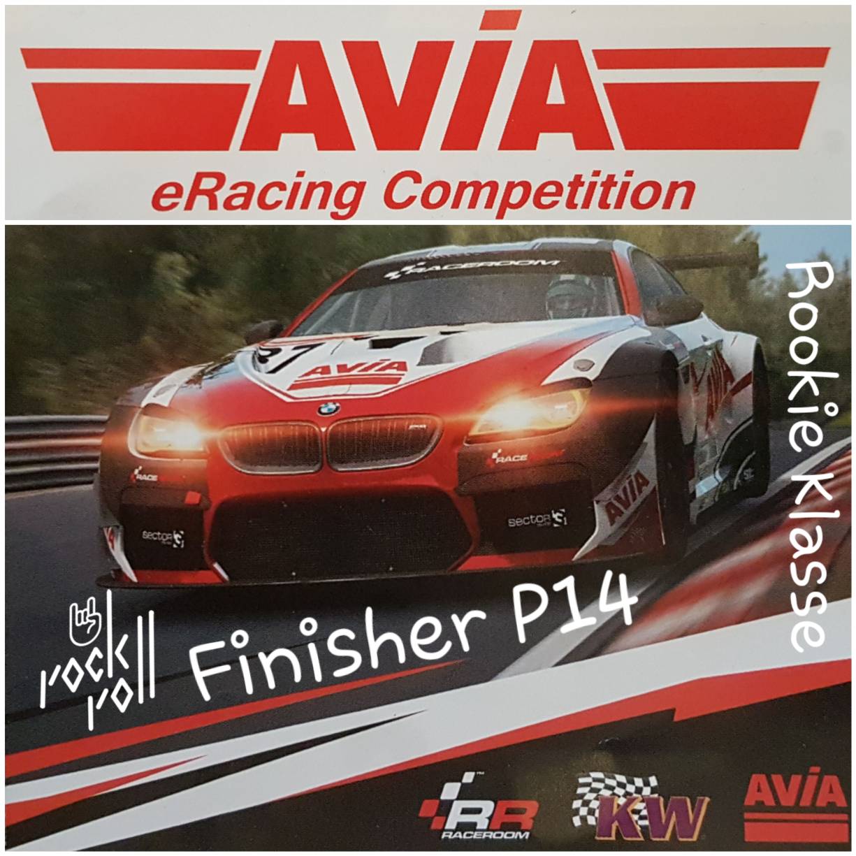Avia eRacing Competition Finisher P14
